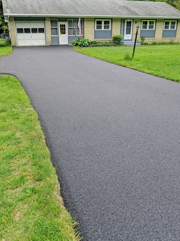 Smooth Asphalt Driveway